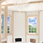 木の妖精と暮らす白い家