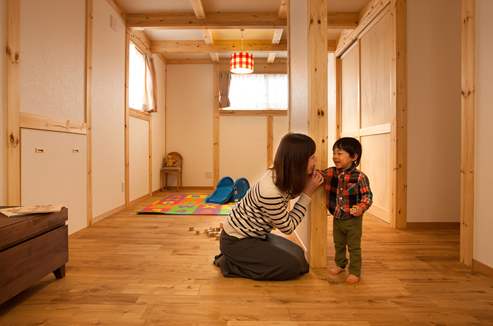 こだわりがすべて叶った冬も暖かな暮らしやすい家
